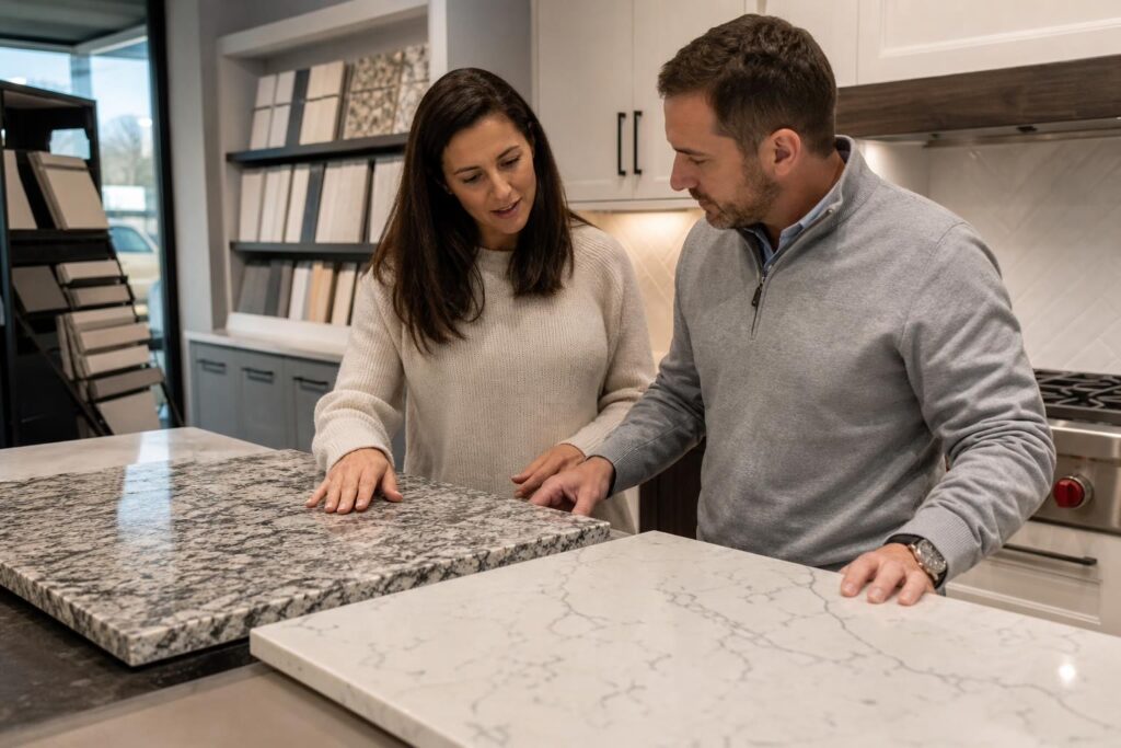 quartz vs granite countertops