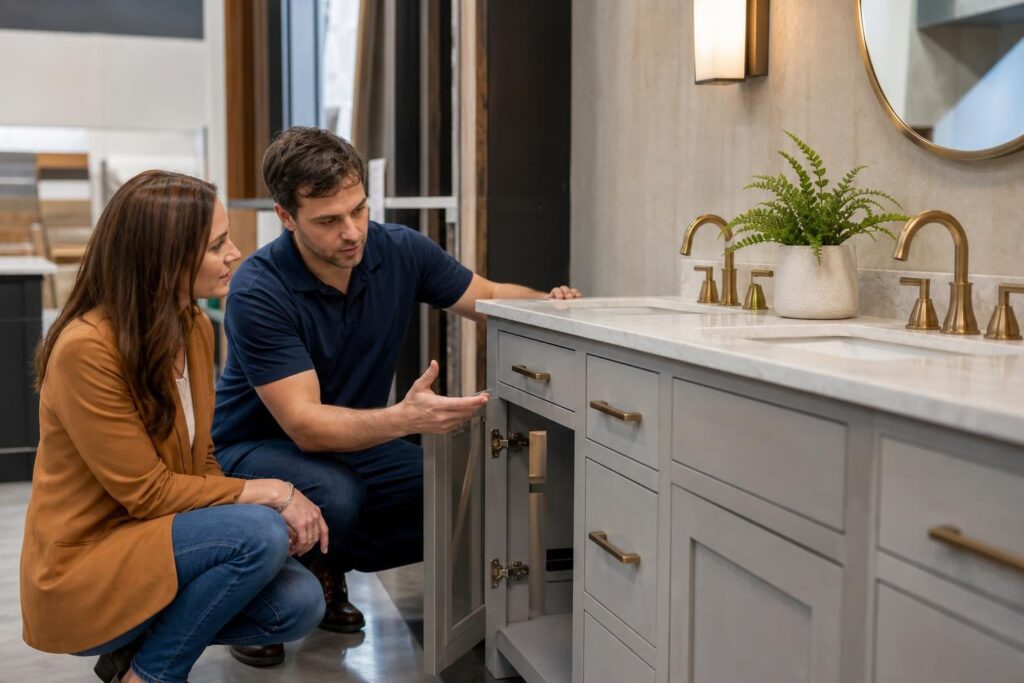 how to choose bathroom vanity