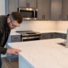 quartz countertops rental property