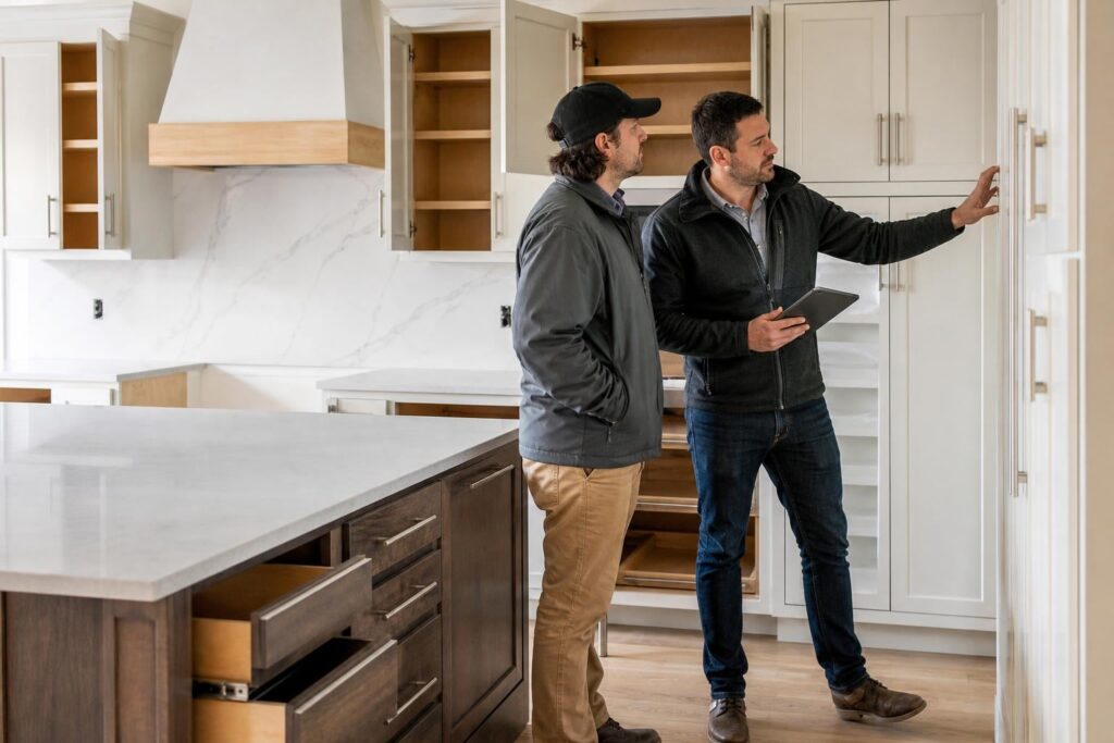 large kitchen cabinets