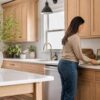 natural shaker cabinets